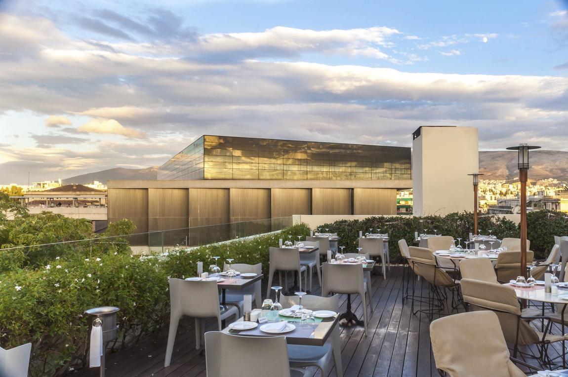 Herodion_Pointa_roof garden_New Acropolis Museum View